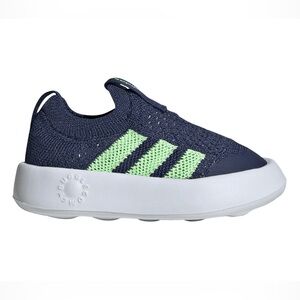 NWT Adidas Youth BubbleComfy in Blue/Green/White, Size 10K